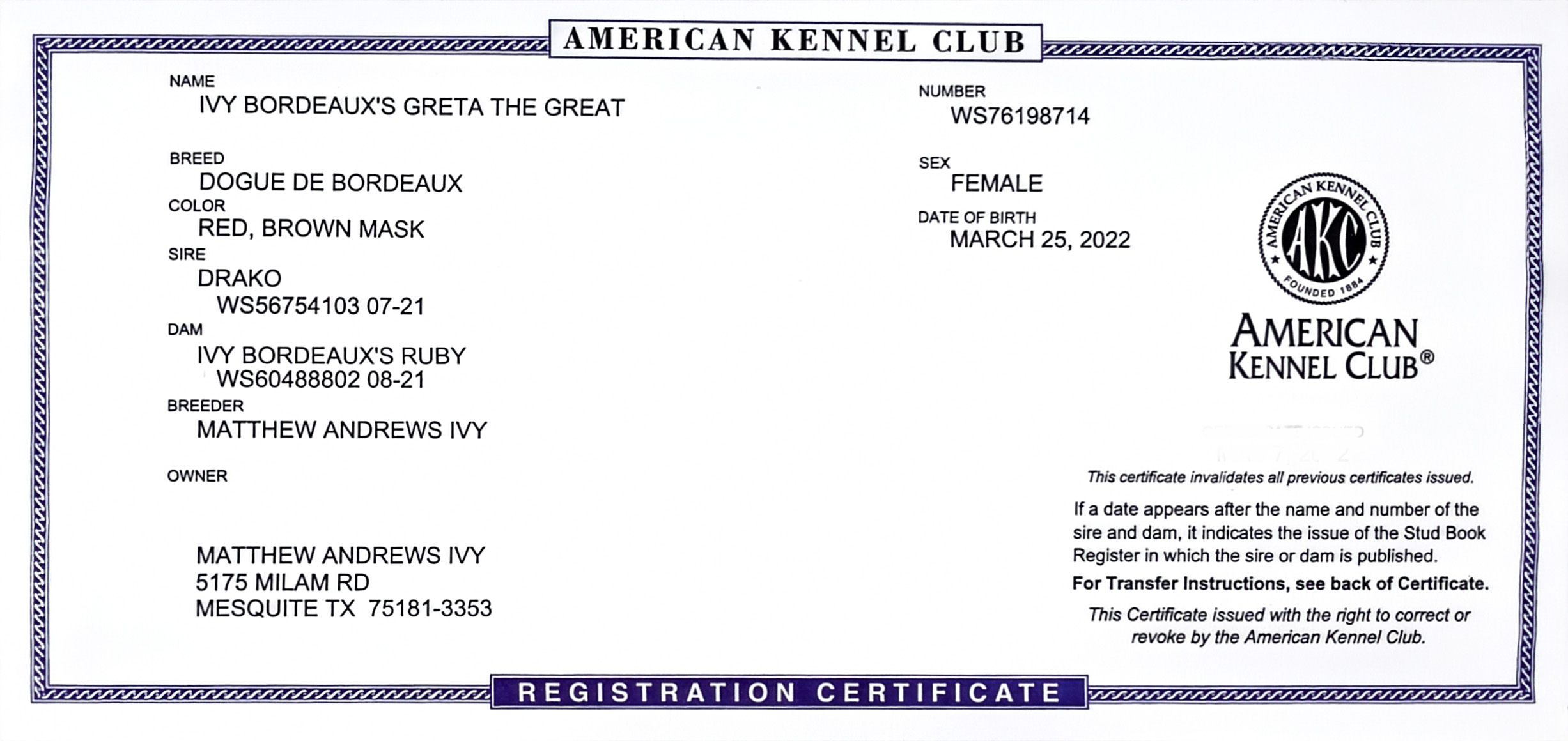 geta reg cert